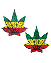 Load image into Gallery viewer, Pastease Marijuana Leafs - Rasta O-s