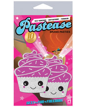 Load image into Gallery viewer, Pastease Cupcake Glittery Frosting Nipple Pastie - White O-s