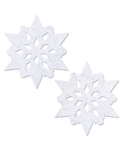 Load image into Gallery viewer, Pastease Glitter Snow Flake - White O-s