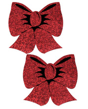 Load image into Gallery viewer, Pastease Hologram Bow - Red O-s