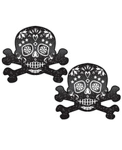 Load image into Gallery viewer, Pastease Day Of The Dead Skull - Black-white O-s