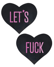 Load image into Gallery viewer, Pastease Let's Fuck Hearts - Black O-s