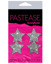 Load image into Gallery viewer, Pastease Petites Glitter Star - Silver O-s Pack Of 2