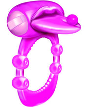 Load image into Gallery viewer, Pierced Tongue X-treme Vibrating Pleasure Ring - Magenta