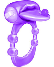 Load image into Gallery viewer, Pierced Tongue X-treme Vibrating Pleasure Ring - Purple