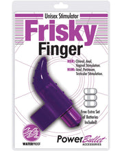Load image into Gallery viewer, Frisky Finger Unisex Stimulator - Purple