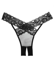 Load image into Gallery viewer, Adore Sheer &amp; Lace Desire Panty Black O-s