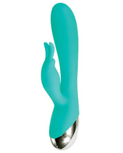 Load image into Gallery viewer, Adam &amp; Eve Silicone Rechargeable Rabbit - Teal