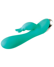 Load image into Gallery viewer, Adam &amp; Eve Silicone Rechargeable Rabbit - Teal