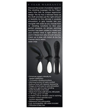 Load image into Gallery viewer, Adam &amp; Eve Silicone Warming Prostate Massager - Black