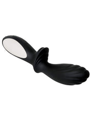 Load image into Gallery viewer, Adam &amp; Eve Silicone Warming Prostate Massager - Black