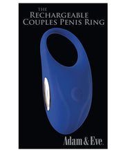 Load image into Gallery viewer, Adam &amp; Eve Rechargeable Couples Penis Ring - Blue