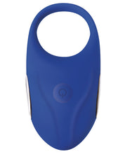 Load image into Gallery viewer, Adam &amp; Eve Rechargeable Couples Penis Ring - Blue
