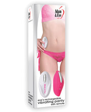 Load image into Gallery viewer, Adam &amp; Eve Rechargeable Vibrating Panty W-remote - Pink