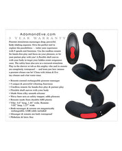 Load image into Gallery viewer, Adam &amp; Eve Adam's Prostate Massager W-remote - Black
