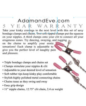 Load image into Gallery viewer, Adam &amp; Eve Chain Me Up Kink Clamps