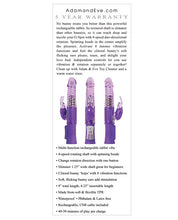 Load image into Gallery viewer, Eve's First Rechargeable Rabbit - Purple