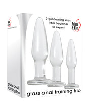 Load image into Gallery viewer, Adam &amp; Eve Glass Anal Training Trio