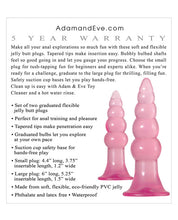 Load image into Gallery viewer, Adam &amp; Eve Fun Jelly Butt Plugs