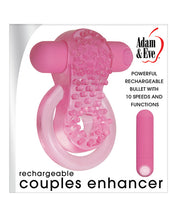 Load image into Gallery viewer, Adam &amp; Eve Couples Enhancer Rechargeable Cock Ring - Pink