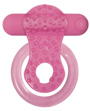 Load image into Gallery viewer, Adam &amp; Eve Couples Enhancer Rechargeable Cock Ring - Pink