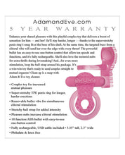 Load image into Gallery viewer, Adam &amp; Eve Couples Enhancer Rechargeable Cock Ring - Pink