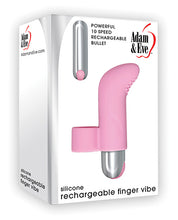 Load image into Gallery viewer, Adam &amp; Eve Silicone Finger Vibe - Pink