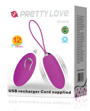 Load image into Gallery viewer, Pretty Love Jenny Remote Control Bullet - Fuchsia
