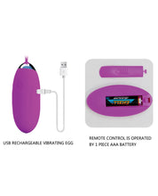Load image into Gallery viewer, Pretty Love Jenny Remote Control Bullet - Fuchsia