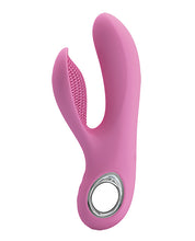 Load image into Gallery viewer, Pretty Love Canrol Nubby Rabbit Vibe - 7 Function Pastel Pink