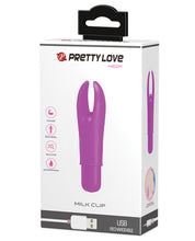 Load image into Gallery viewer, Pretty Love Hedy Milk Clip Vibrator - 12 Function Fuchsia
