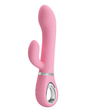 Load image into Gallery viewer, Pretty Love Terrence Liquid Silicone Rotating Head Rabbit - Pink