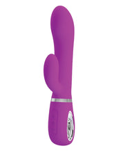 Load image into Gallery viewer, Pretty Love Terrence Liquid Silicone Rotating Head Rabbit - Fuchsia
