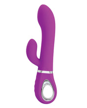 Load image into Gallery viewer, Pretty Love Terrence Liquid Silicone Rotating Head Rabbit - Fuchsia