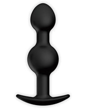 Load image into Gallery viewer, Pretty Love 4.92" Silicone Anal Plug W-ball - Black