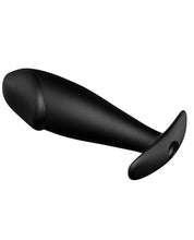 Load image into Gallery viewer, Pretty Love Vibrating Penis Shaped Butt Plug - Black