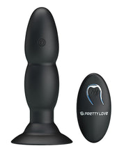 Load image into Gallery viewer, Pretty Love Remote Control Beaded Plug - 4 Function Black