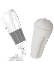 Load image into Gallery viewer, Pretty Love Hedy Suction Pad Stroker W-bullet - White