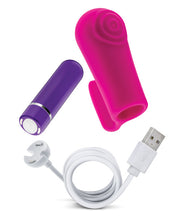 Load image into Gallery viewer, Blush Aria Finger Wand - Fuchsia