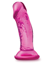 Load image into Gallery viewer, Blush B Yours Sweet N Small 4" Dildo W- Suction Cup - Pink