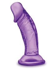 Load image into Gallery viewer, Blush B Yours Sweet N Small 4" Dildo W- Suction Cup - Purple