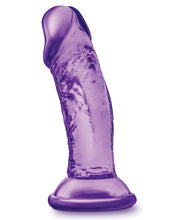 Load image into Gallery viewer, Blush B Yours Sweet N Small 4" Dildo W- Suction Cup - Purple