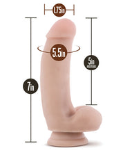 Load image into Gallery viewer, Blush Willy's 7" Silicone Dildo W-balls &amp; Suction Cup - Vanilla