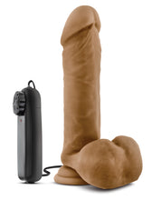 Load image into Gallery viewer, Blush Loverboy Soccer Champ 8" Vibrating Realistic Cock - Mocha