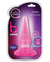 Load image into Gallery viewer, Blush B Yours Basic Anal Plug - Pink