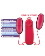 Load image into Gallery viewer, Blush B Yours Double Pop Eggs - Cerise