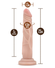 Load image into Gallery viewer, Blush Willy's 7.5" Silicone Dildo &amp; Suction Cup - Vanilla