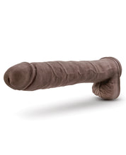 Load image into Gallery viewer, Blush Au Naturel Daddy 14" Sensa Feel Dual Density Dong W-suction Cup - Chocolate