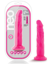 Load image into Gallery viewer, Blush Neo 7.5" Dual Density Cock - Neon Pink
