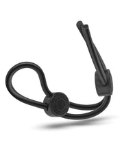 Load image into Gallery viewer, Blush Stay Hard Silicone Double Loop Cock Ring - Black